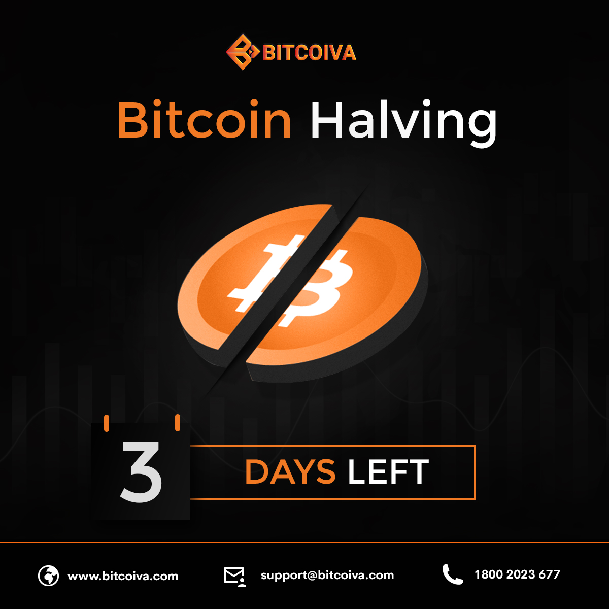 bitcoiva's tweet photo. Countdown to the next Bitcoin halving begins! 🚀⏳ #BitcoinHalving #CryptoRevolution #DigitalGold

Read More: https://t.co/nzx7dnqZGd

Visit: https://t.co/FpfDQgb1DV

#bitcoin #bitcoinhalving2024 #bitcoinhalvingcountdown #bitcoiva #topcryptoexchangeinindia #cryptocurrency https://t.co/uUINM1iroh