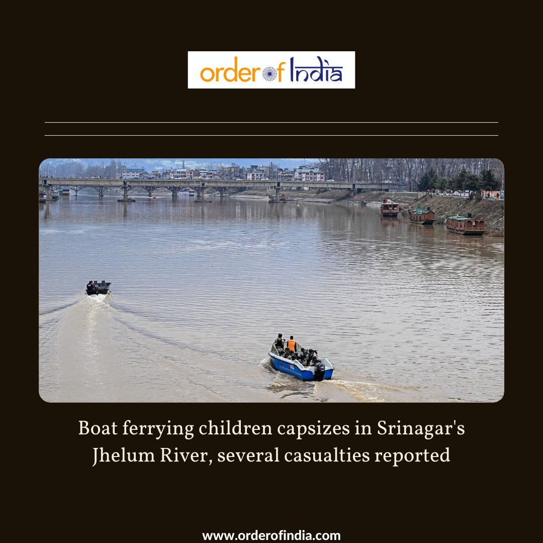 At least four have died after a boat capsized in Jhelum river of Srinagar. The boat was also ferrying school children from Gandbal to Batwara when the accident happened.

#Srinagar #JhelumRiver #BoatAccident
