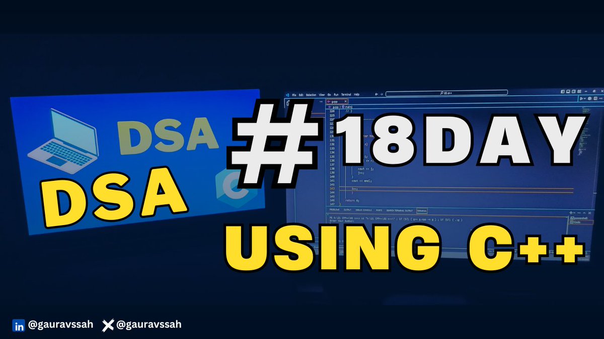 gauravssah's tweet image. Delve into the intricate world of heap data structures! Explore the mechanisms of insertion and deletion in heaps for efficient data organization. 💡 #heapdatastructure #algorithms #cplusplus #learning #GauravSah #18days