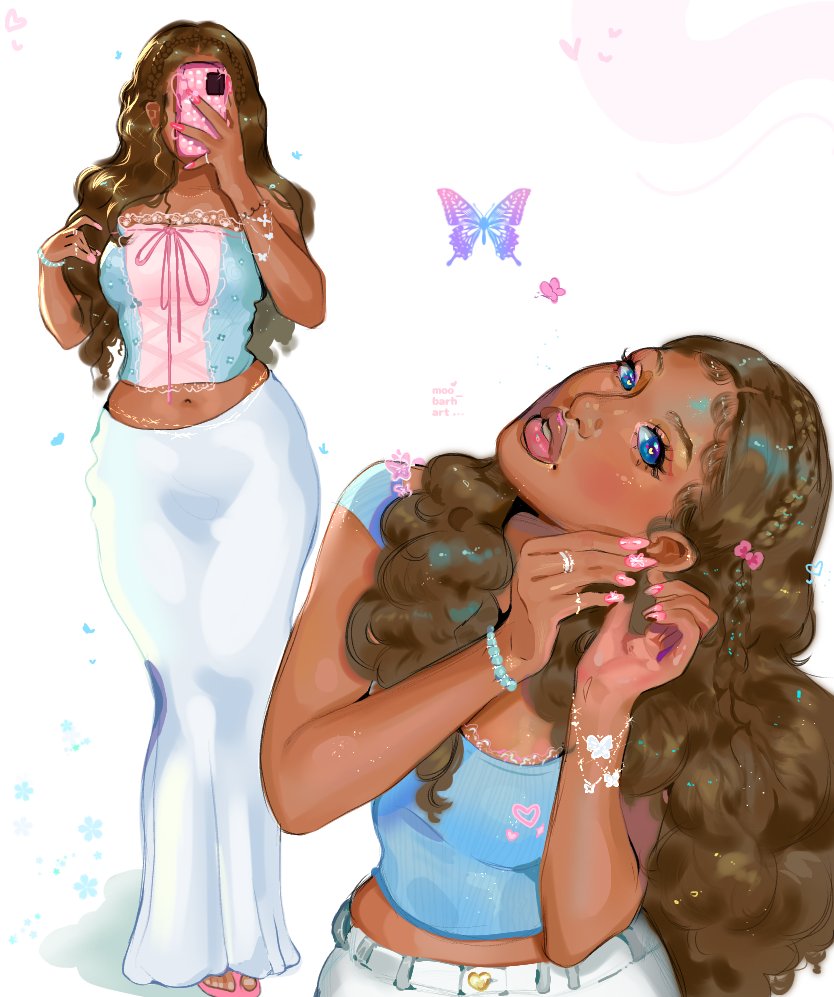 Erica-from barbie princess and the pauper 💙✨#barbie #prettyart #digitalart
