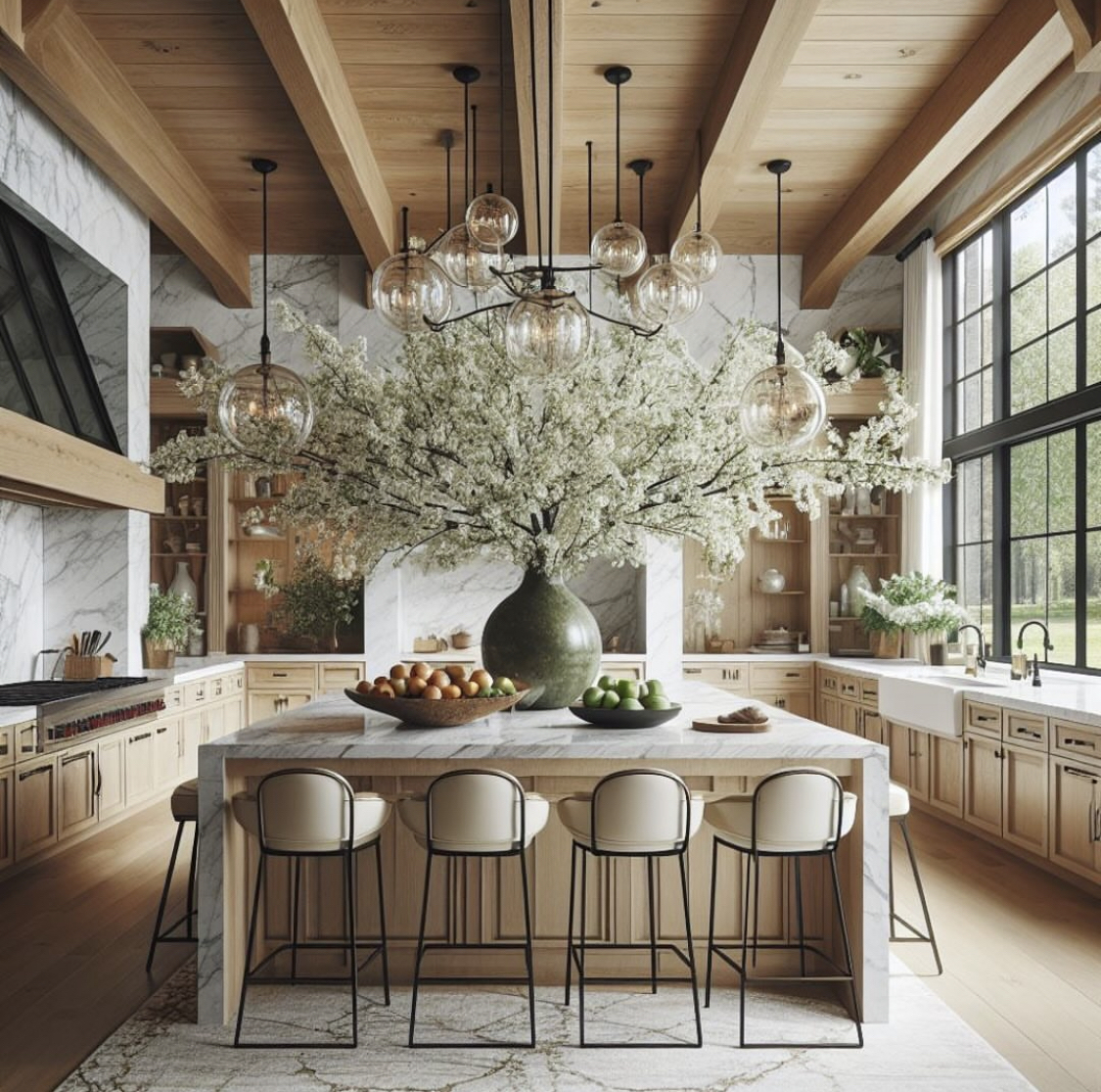 Designing in VR is great for those times when you cant decide whether you want an extra large kitchen island, or an extra large floral centrepiece, so that even if you never actually buy it in reality, it was yours still, for a while 🫶🏼 🥲

📸credit: @lifestylem_interiordesign