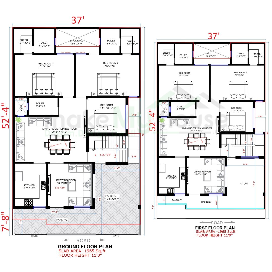 Contemporary House Floor Plan Design🏠🤩

#floorplan #housedesign #contemporary #makemyhouse #tuesdayvibe #Tuesday #Designers #civilengineers #architecture #architect