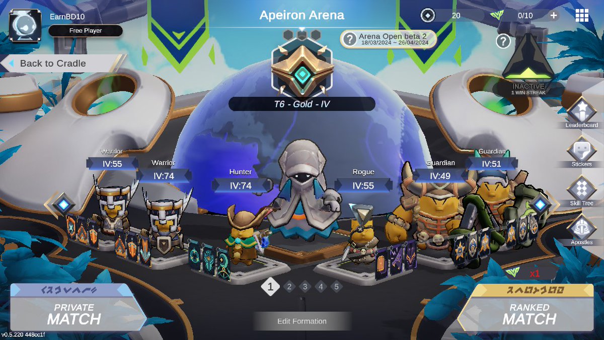 MDShaha42266023's tweet photo. It would be great to add a mode to drop rankings when you lose too much #ApeironNFT

@Allincomebd @MDShaha14611055 @Multi21257582 https://t.co/WI6bxGtG8R