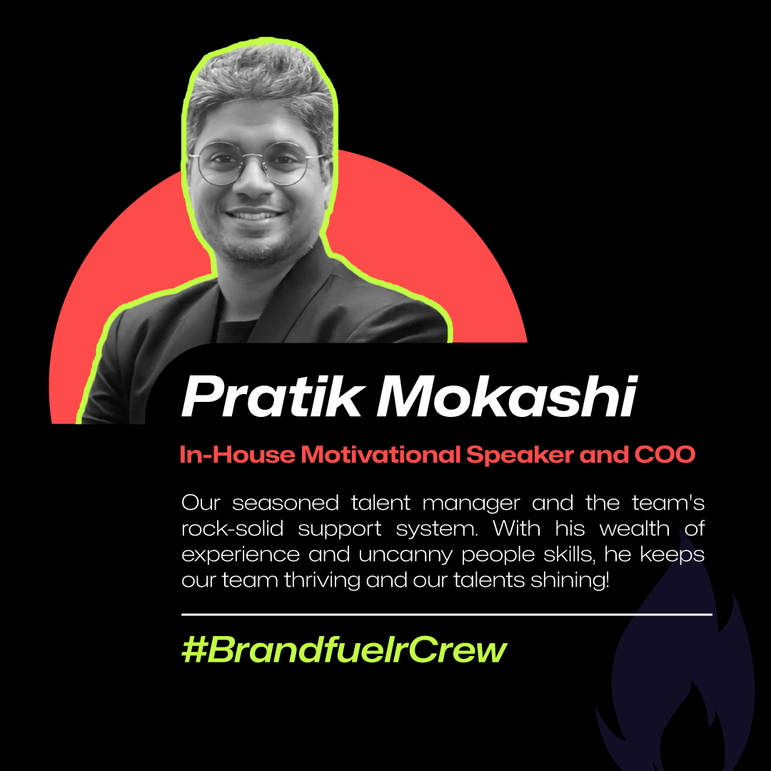 Introducing Pratik Mokashi, our team-building maestro! With a knack for assembling super squads that crush targets and charm clients, he's the MVP of motivation and problem-solving. Got a challenge? He's all ears! 🚀😎

#brandfuelrcrew  #clientmanagement  #marketingexpert #coo