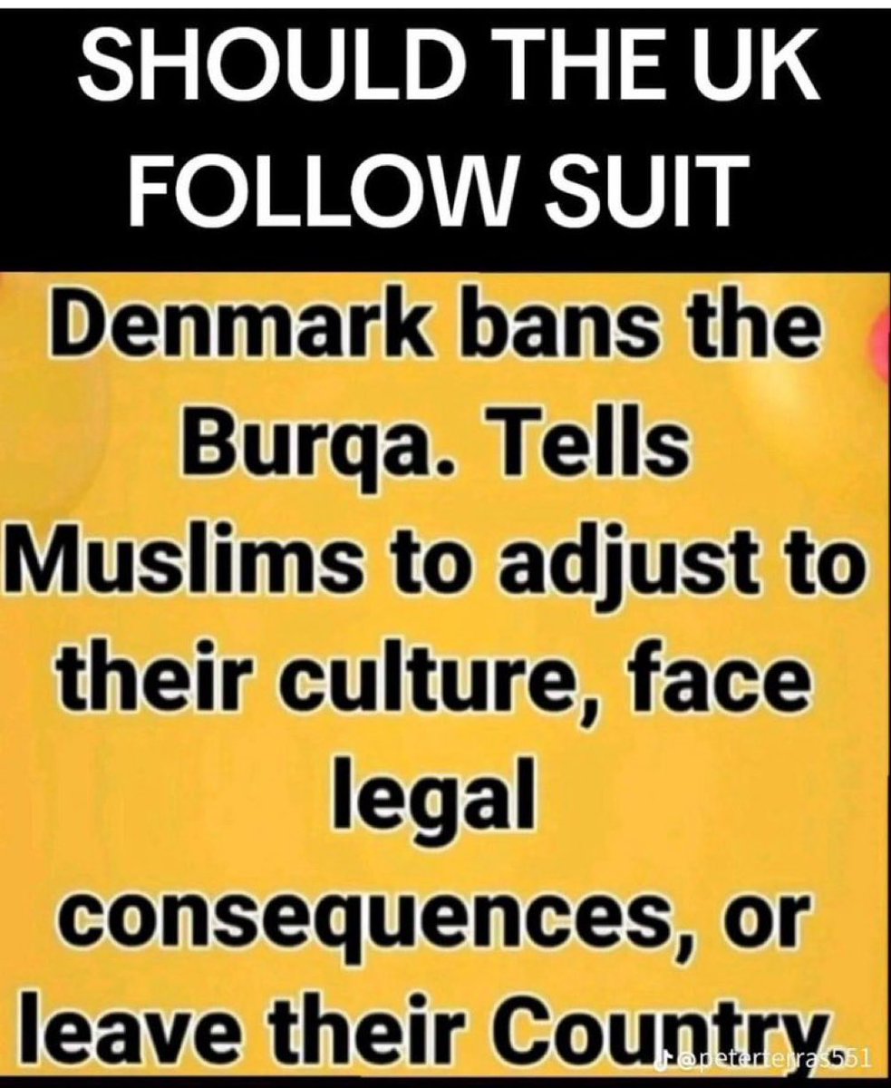 Not only should UK follow suit but shouldn’t U.S. and all other countries follow Denmark’s example also?