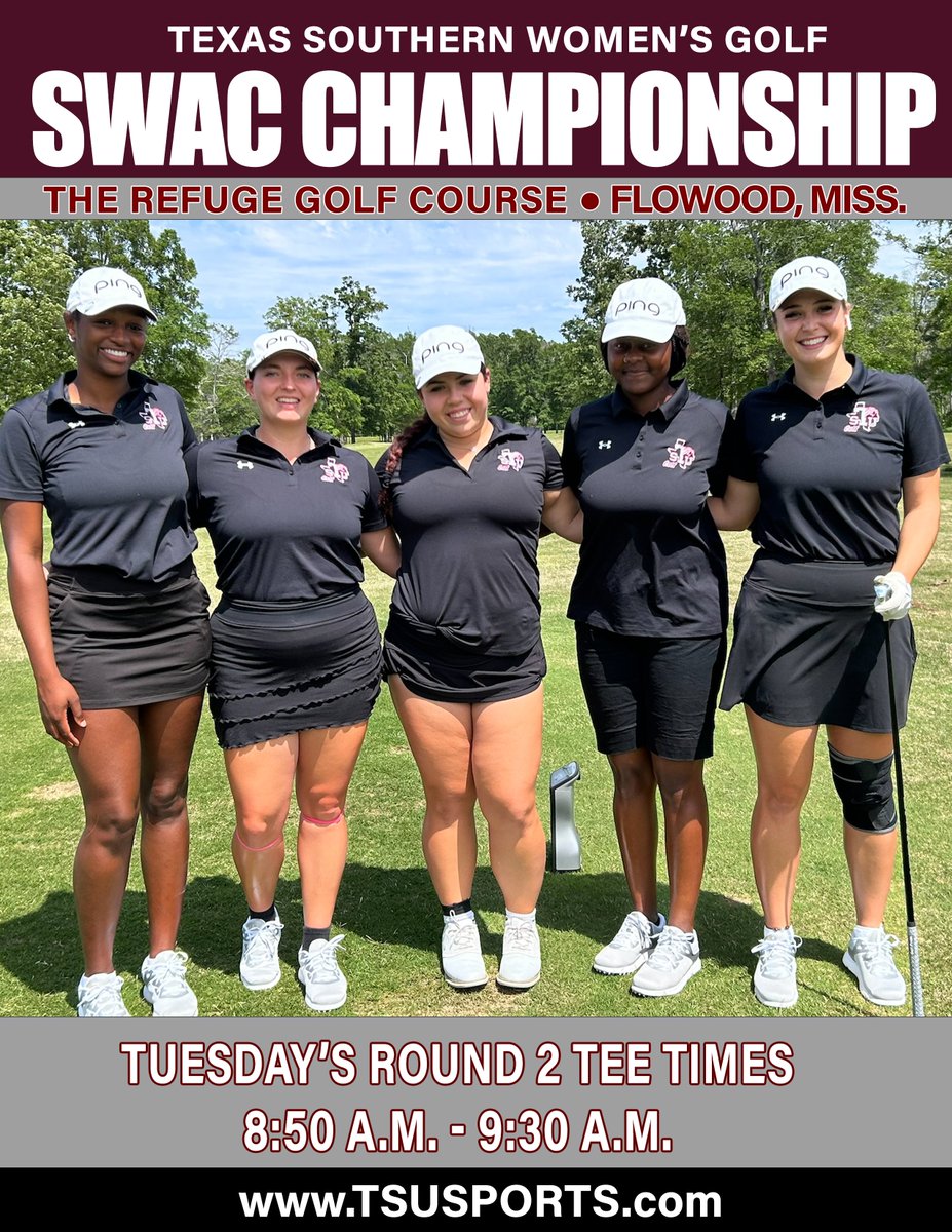 Tuesday's @TXSOGolf tee times at @theswac Championship