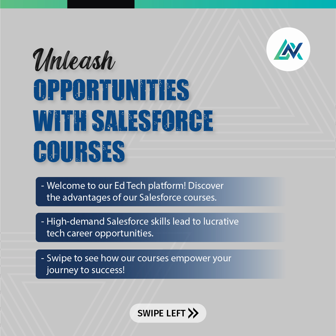 learnowx's tweet image. Uncover the Benefits of Our Salesforce Developer Course with Learnow! 🚀 Elevate your career with hands-on training, expert guidance, and industry-recognized certification. Don't miss out on this opportunity!
#Salesforce #DeveloperCourse #CareerBoost #ProfessionalDevelopment