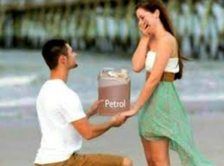 Impress her with something expensive 😄 #PetrolDieselPrice