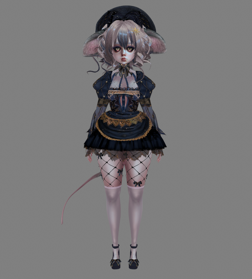 How it Started >>> How its going...!

Do you want to see a 📽️ of how fluffy n bouncy our mousie's outfit is?!

#VRoid #VRoidStudio #vtuber