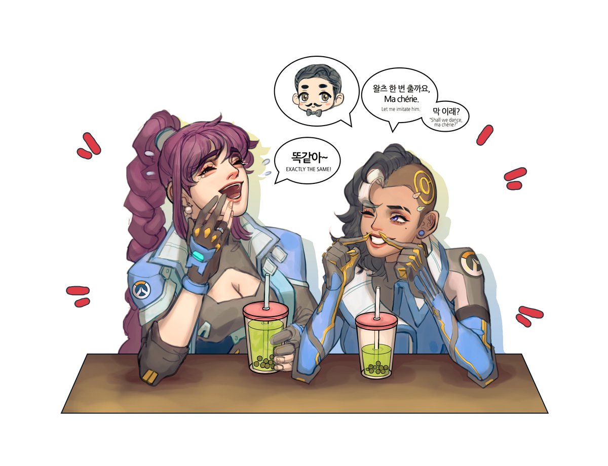 만나면 좋은친구

#Overwatch2 #OverwatchFanart #Widowmaker #Sombra