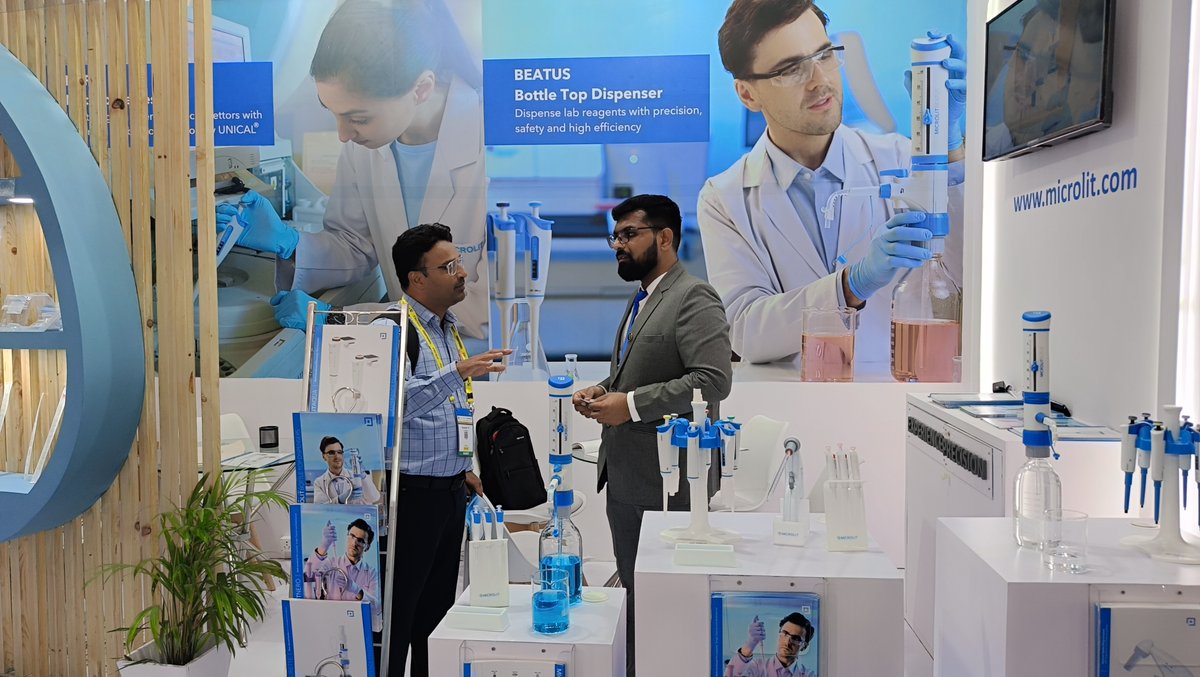 Excited to kick off #Day1 at India Lab Expo by showcasing cutting-edge liquid handling solutions with patented technologies.🔬

Stop by Booth C-37 in Hall 2 to witness innovation in action! ✨

#MicrolitInnovates #LabExpo2024 #Exhibition #LiquidHandling #EnablingInnovations