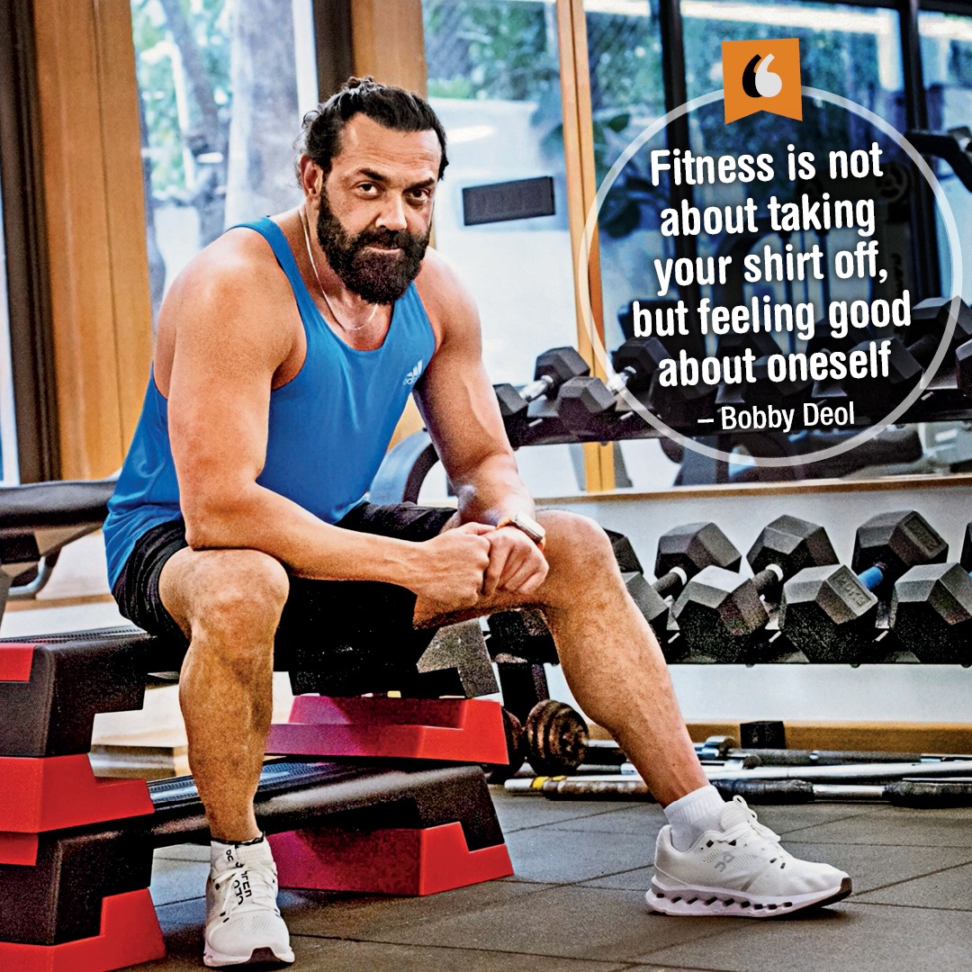 ‘Having a good physique builds your confidence' @thedeol talks about his fitness routine and the confidence he gets as an #actor for his chiseled physique Read: shorturl.at/KPVWY #BobbyDeol #Animal #Fitness #Bollywood