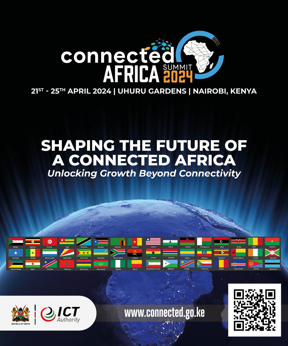 The theme for this year's Connected Africa is Shaping The Future of a Connected Africa 😊🤗.!

Dates are 21st through 25th April 2024

#ConnectedAfricaSummit2024
#CAS2024
#gradschool

<a href="/ICTAuthorityKE/">ICT Authority</a>
@CAS2024_ <a href="/AriesKanneh/">Julius Aries Kanneh Jr</a> <a href="/GdgKigali/">GDG Kigali</a> <a href="/delphinenyabo12/">delphine nyaboke</a>