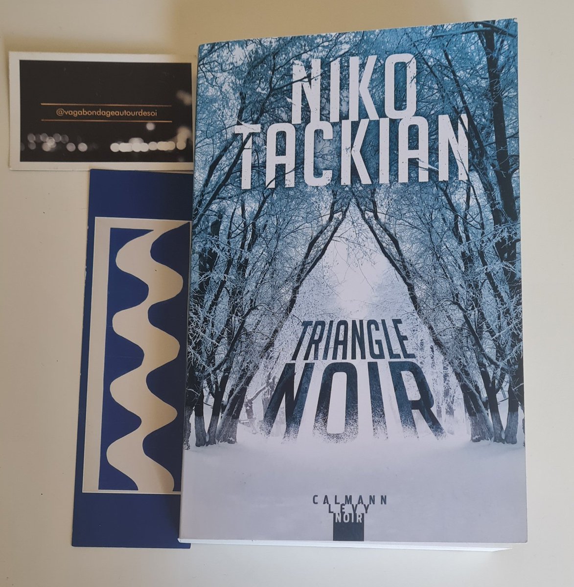 Matatoune1's tweet photo. @calmann_levy @NicolasTackian propose son dixième roman, #Trianglenoir, un #thriller, plus sombre que les précédents, à l’image de l’ambiance actuelle, où s’introduit l’intelligence artificielle au service d’une enquête.❤️
#book #books #avis de #lecture 👇 https://t.co/uccCPWyOYD https://t.co/kBbp4TeUB7