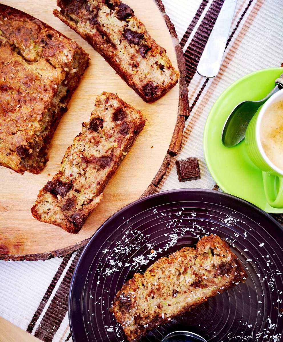 #Receta de pan de calabacín y chocolate, listo en 1 hora 🍫👇 caracolviajero.com.es/blog/pan-de-ca…