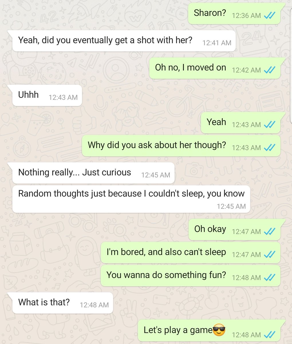 kings_anyi's tweet photo. When chatting goes wrong.... both of them should be in Secret Service.😂💔 😂

The first guy thought He is Him but The Game is the Game 🤣.    A short thread 👇 https://t.co/Ew6ZWbC1a9