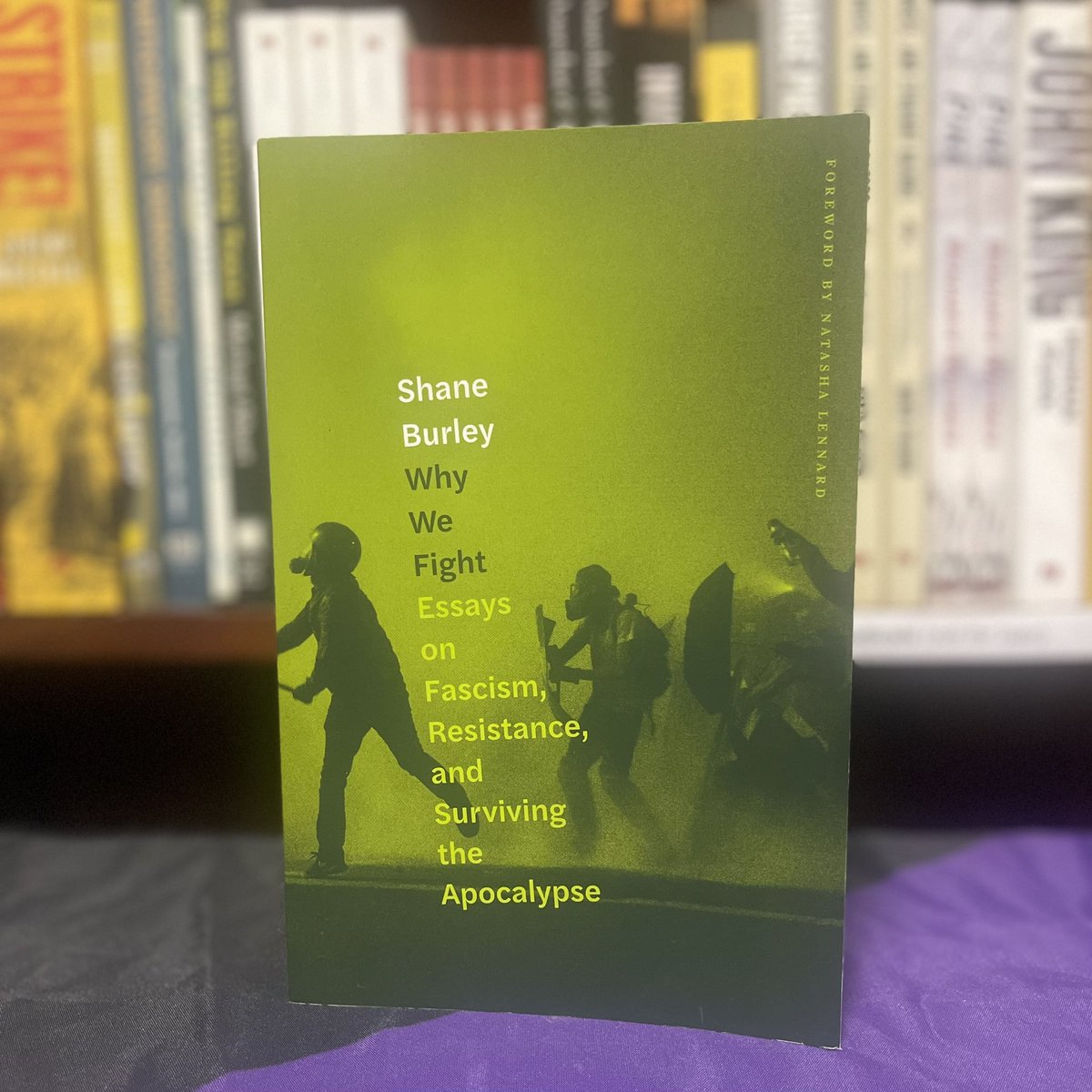 JuraBooks's tweet photo. Today’s book of the day is Why We Fight: Essays on Fascism, Resistance, and Surviving the Apocalypse

$37.50 + postage. DM us to order. https://t.co/kqT8edG9vz