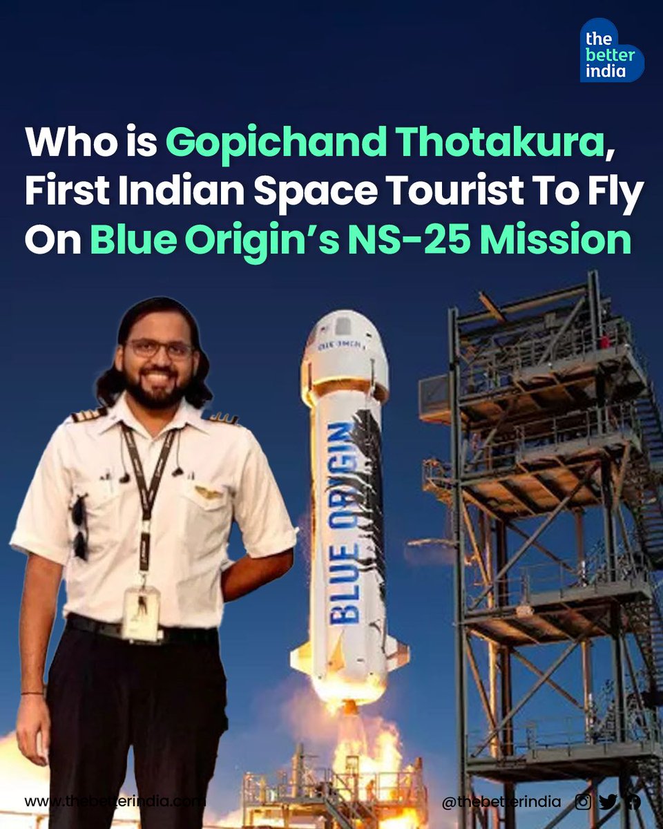 “I’ve always aspired to go to space,” said Gopichand Thotakura, who is now on the brink of making history in Indian space.

#SpaceTourism #BlueOrigin #NS25 #GopichandThotakura #IndianAstronaut #SpaceAdventure