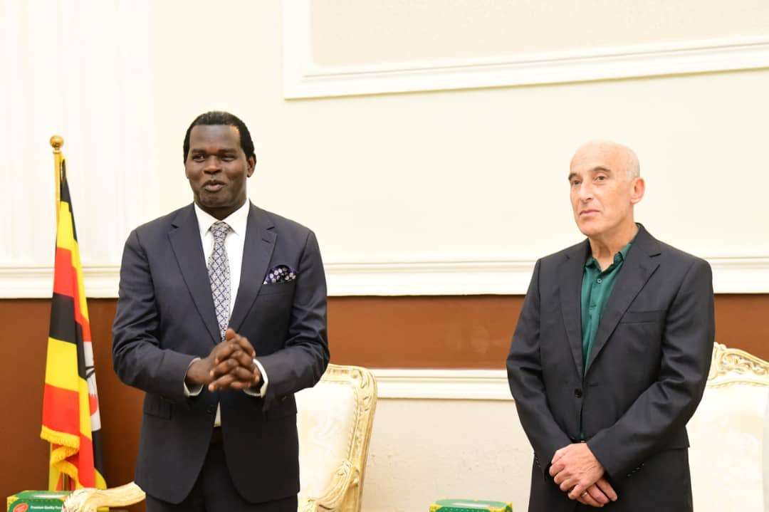 RobertKayanja's tweet photo. Pastor Robert Kayanja and Ambassador Michael Lotem of @Israel meet to discuss ways of how Uganda can cement the relationship between both countries and how we can learn from their advancement in education, agriculture and technology to improve ourselves.#BREAKING_NEWS #IranAttack https://t.co/o1rkykrwWK