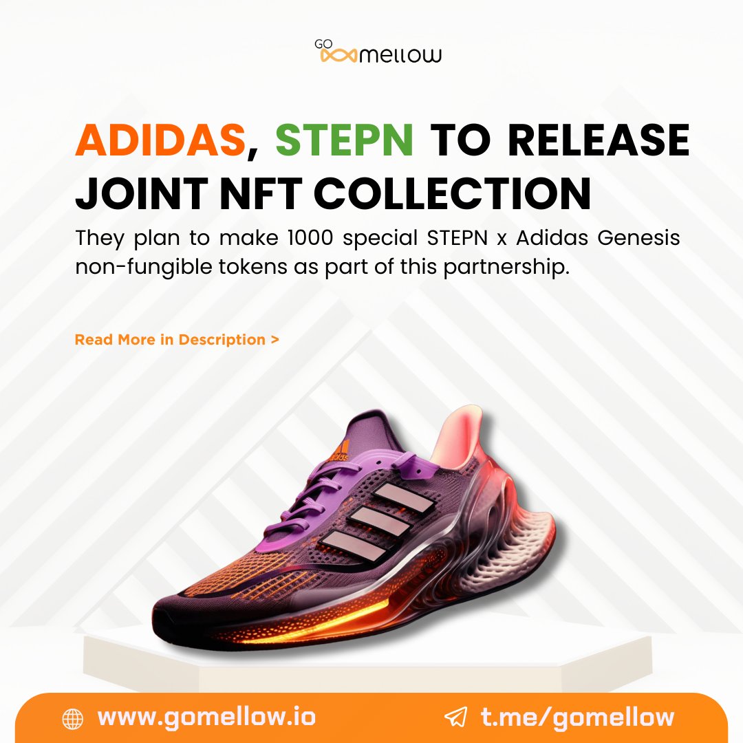 Adidas and blockchain company Stepn have said they're working together on a new NFT project. 

Check Description ❗️

#NFT #NFTnews #Adidas #StepN #NFTCommunity #NFTCollectibles #NFTMarketplace #NFTInvesting #GoMellow