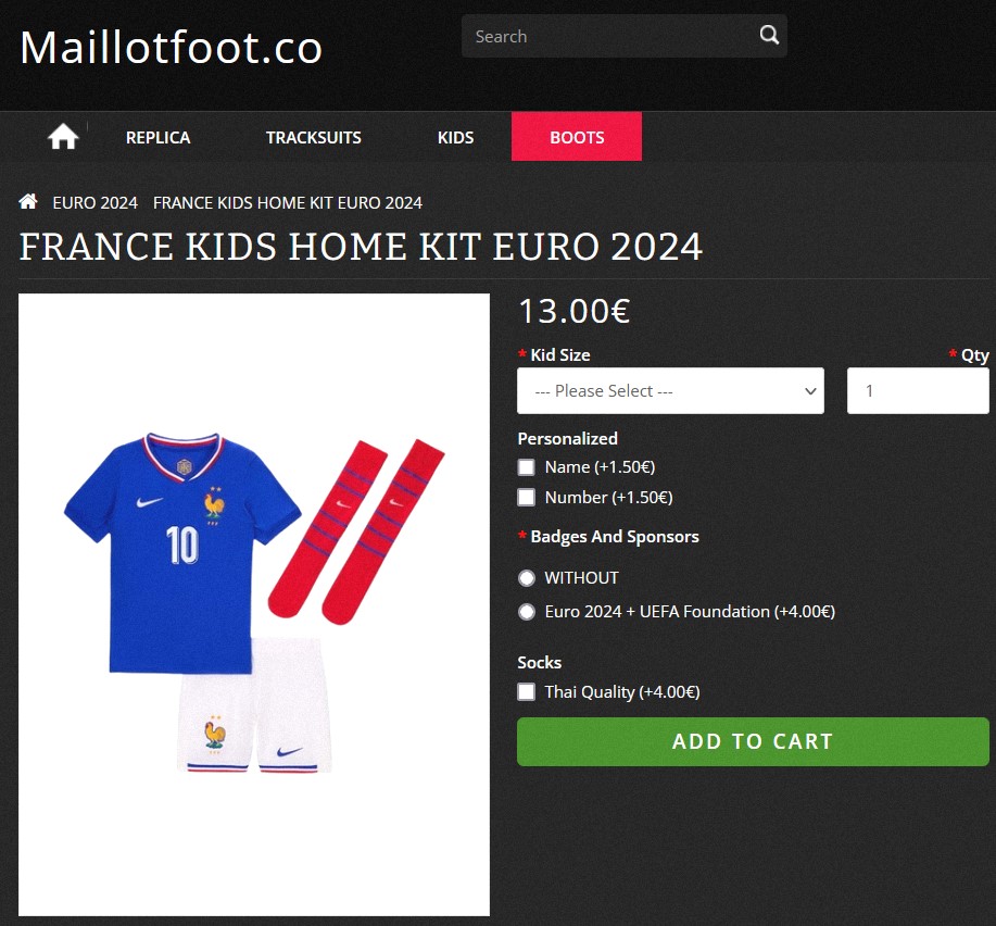 🇫🇷 FRANCE ENFANTS DOMICILE KIT EURO 2024 - Tarif 13€ 🇵🇹 FRANÇA CRIANÇAS CASA KIT EURO 2024 - Preço 13€ 🇮🇹 ITALIA BAMBINI CASA KIT EURO 2024 - Costo 13€ 🛒 ➡️cutt.ly/Cw4p048E