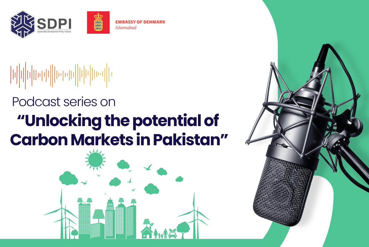 🌿📢🚨We are delighted to announce that SDPI in collaboration with the Denmark 🇩🇰 Embassy in Pakistan 🇵🇰 @DKinPK is initiating a 🎙🎧𝗣𝗼𝗱𝗰𝗮𝘀𝘁 𝗦𝗲𝗿𝗶𝗲𝘀🎧🎙 This initiative is part of the ongoing collaboration between SDPI & the Denmark Embassy 🇩🇰…