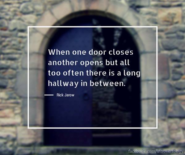 When one door closes another opens ?... #positivity