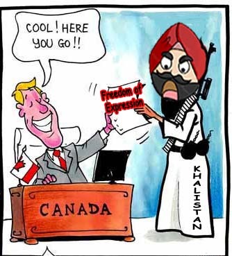 I think this is more like giving freedom of terrorism and Canada needs to understand the difference. #ShameOnCanada #TerrorHubCanada