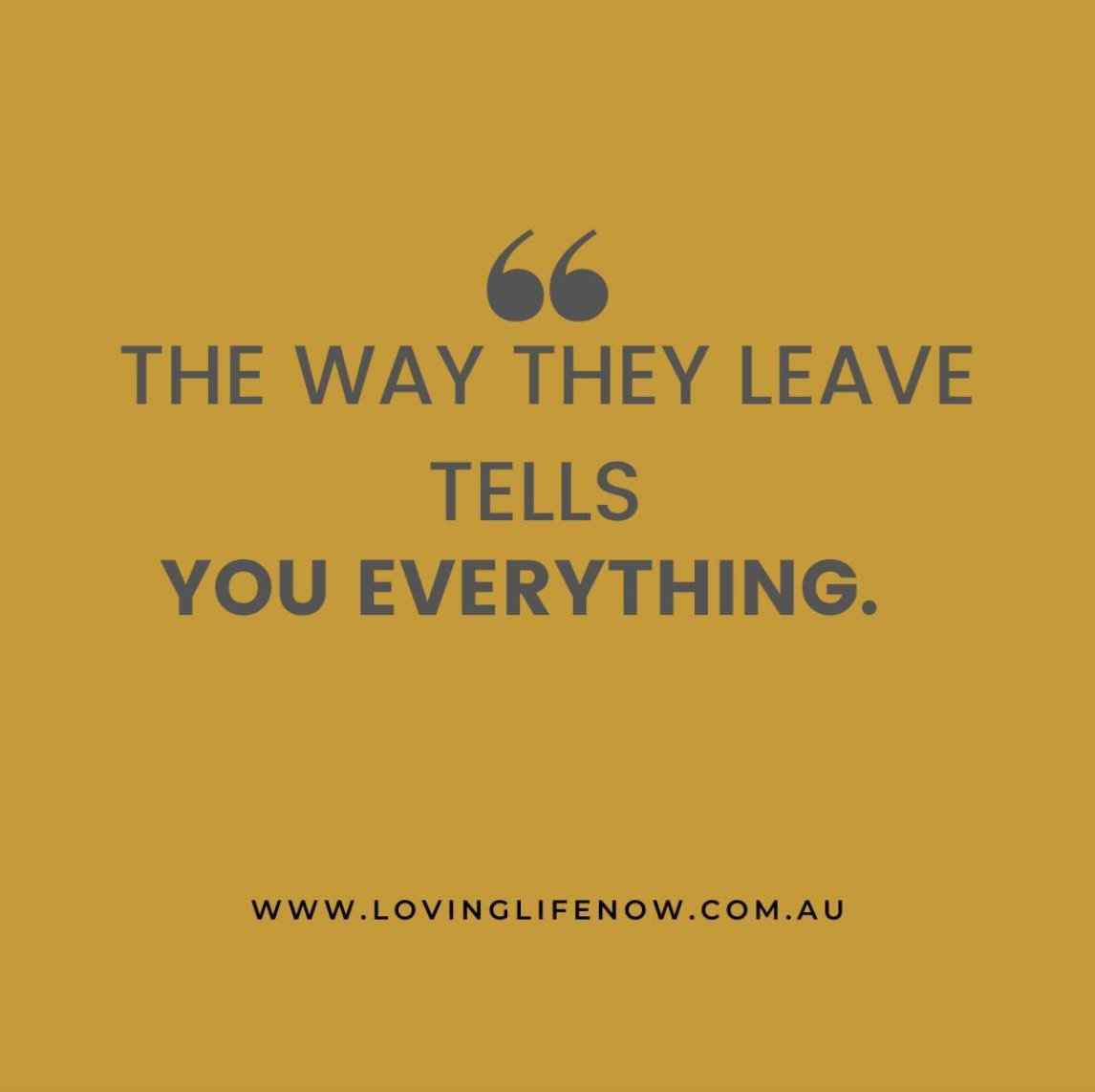 The way they leave tells you everything - - #LivingLovingLife #OnlineIncomeOpportunity #WorkFromAnywhere #OnlineBusinessSolution #SimonAndLeeAnne #LifestyleLoveAndBeyond #LaptopLifestyle #PortableOnlineBusiness #SimonHaggard #LeeAnneHaggard #LovingLifeNow