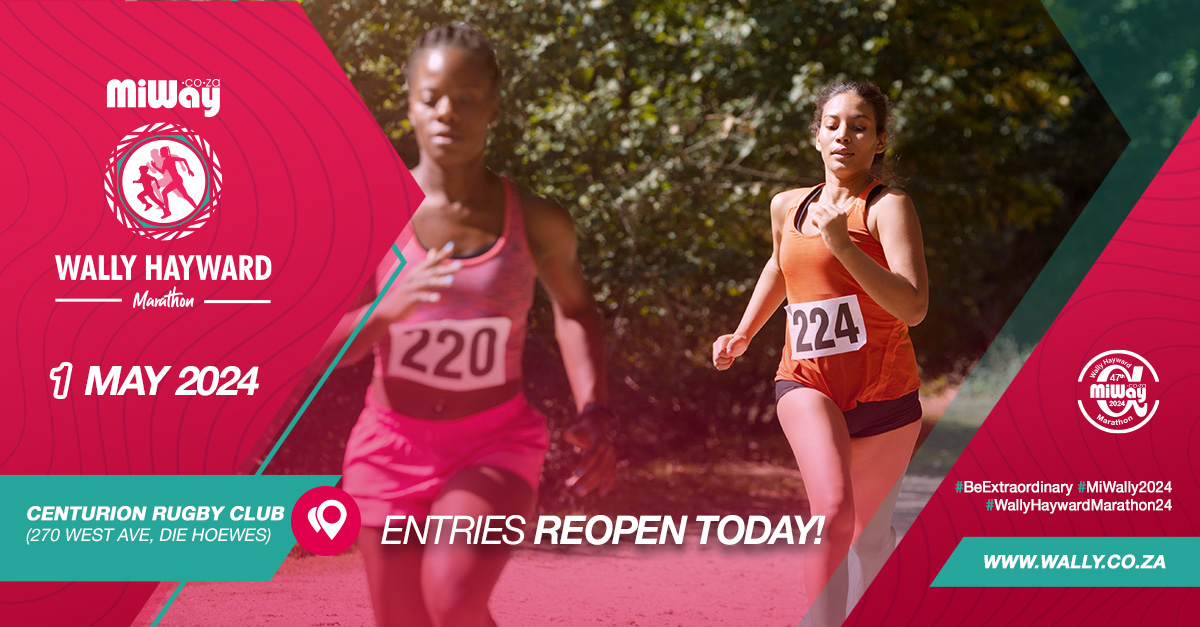 Entries are now re-open for six days only, back by popular demand. Don't miss this chance to challenge yourself and experience the thrill of a marathon. Register now at bit.ly/3TX8OI3 and let's make history together! #BeExtraordinary #MiWally2024 #WallyHaywardMarathon24