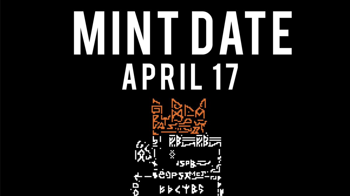 Mint Date: April 17
All mint details in about 6h

Launchpad:inscribenow 
Supply: 10k

RT+ Like will be considered for 1x free mint