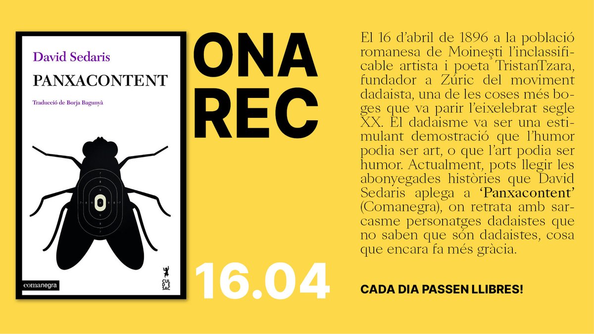 Bon dia, l'ona REComana d'avui és... onallibres.cat/panxacontent-9… 🌊🤍📚Cada dia passen llibres!