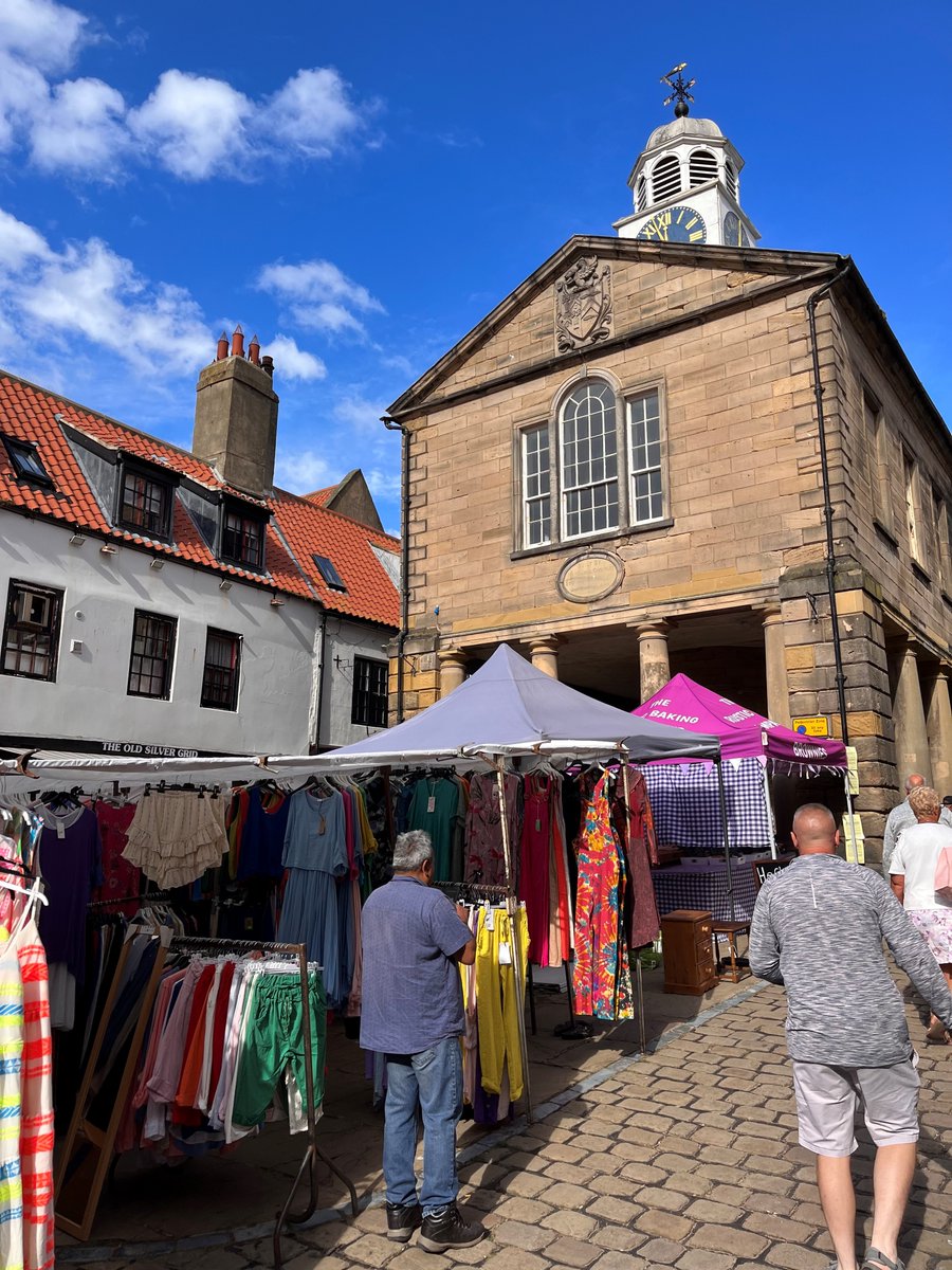 Today is market day in #Whitby, #Bedale, Hawes and #Settle. Pop along to pick up your shopping from a variety of traders. #ShopLocal #Scarborough Market Hall and #Richmond indoor market are also open. See other #NorthYorkshire market days at northyorks.gov.uk/markets