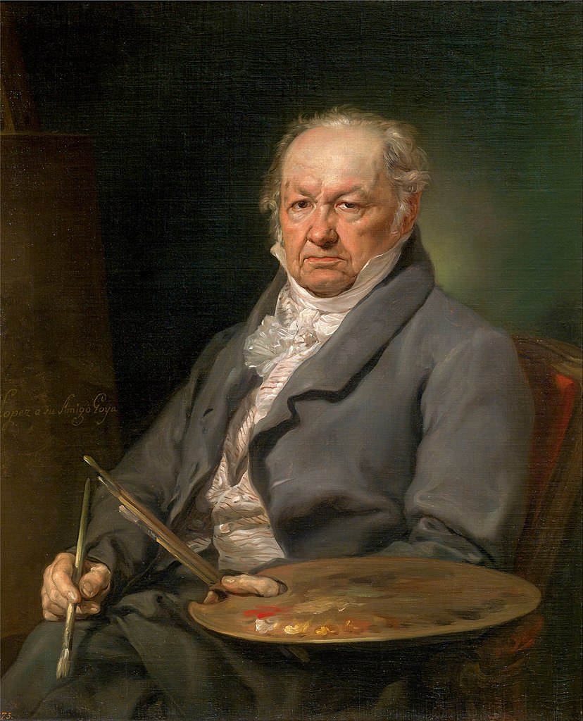 #TalDíaComoHoy de 1828 fallecía el pintor Francisco de Goya.  Es uno de los artistas más importantes de la Historia del Arte por la extrema amplitud y variedad de su obra, que abarca desde cartones para tapices y grabados hasta cuadros de carácter histórico y las Pinturas negras.