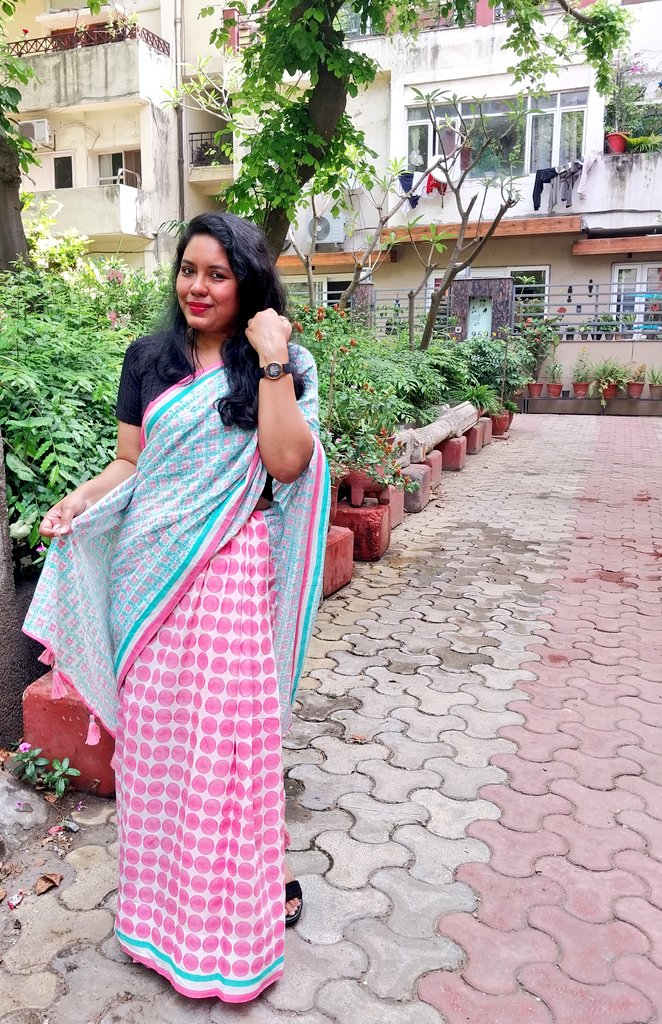 Forever saree ready #sareelove #Delhi #photooftheday