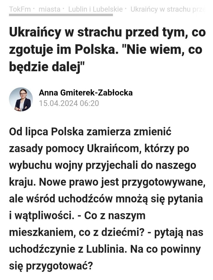 Co zgotuje im Polska....???
My im kurwa jakąś krzywdę robimy ???
Co za zakłamany i niewdzięczny naród....😡