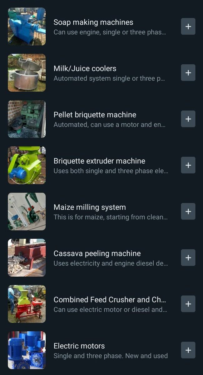 <a href="/SwiftiaDevt/">Swiftia Development LTD</a> is where Innovation meets sustainability. Our agricultural, industrial machinery and equipment not only powers productivity but also paves away for #SustainableFuture . Click youtube.com/@swiftiadevelo… to cross check different machines and equipment.