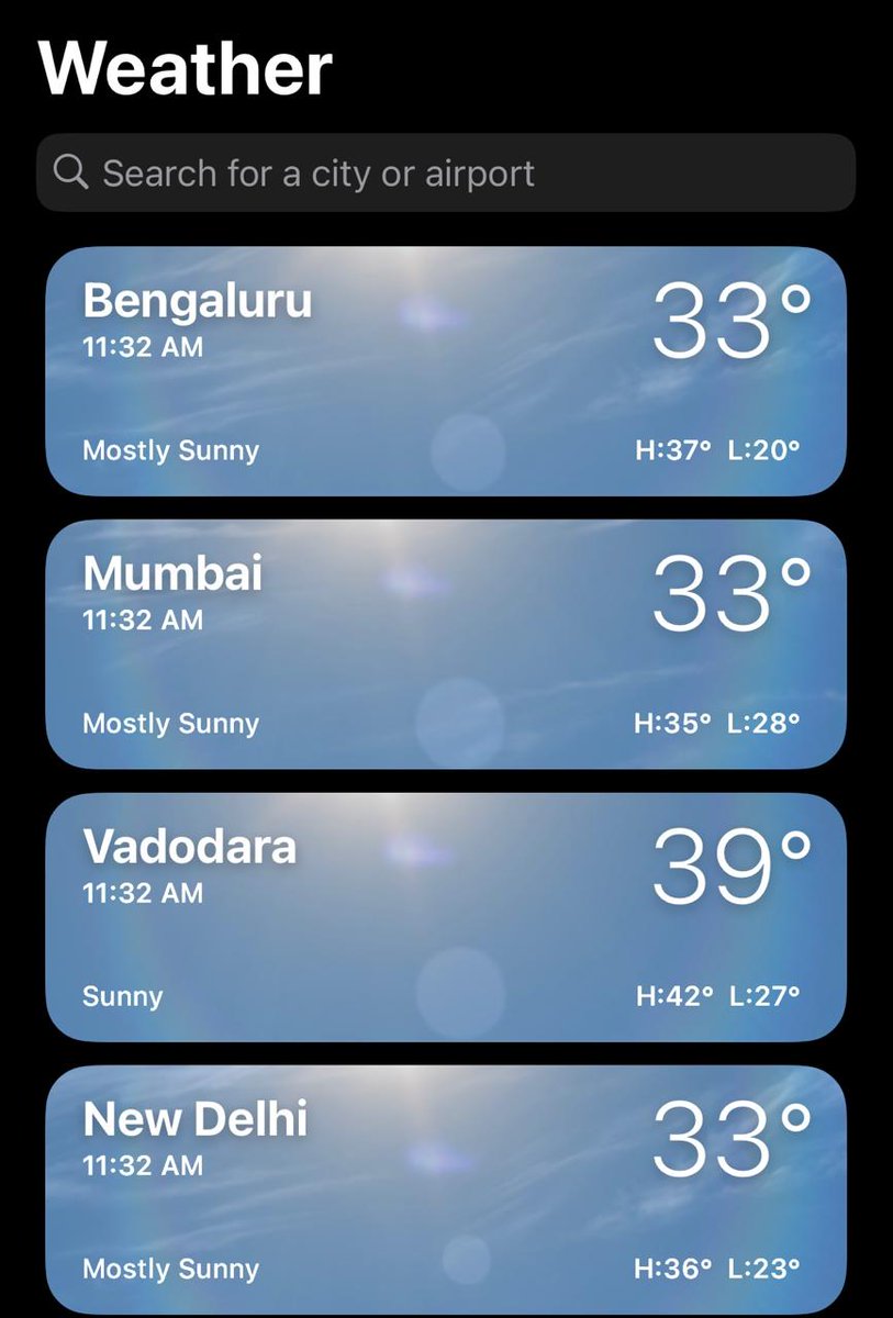 I stand for for One Nation, (almost) One Weather.

#OneNationOneElection #Weather #nammabengaluru
