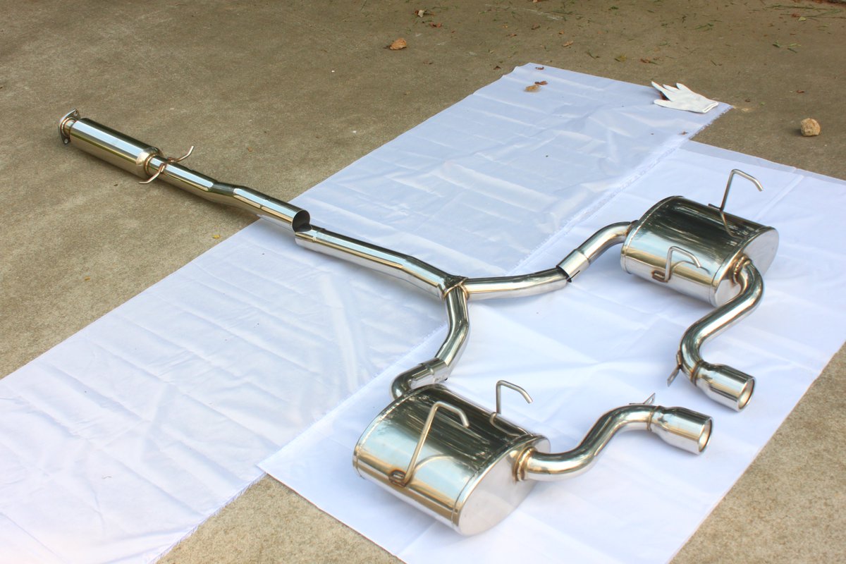 SS304 Catback system
#exhaustsystem #keyuancat #exhaustmuffler #muffler