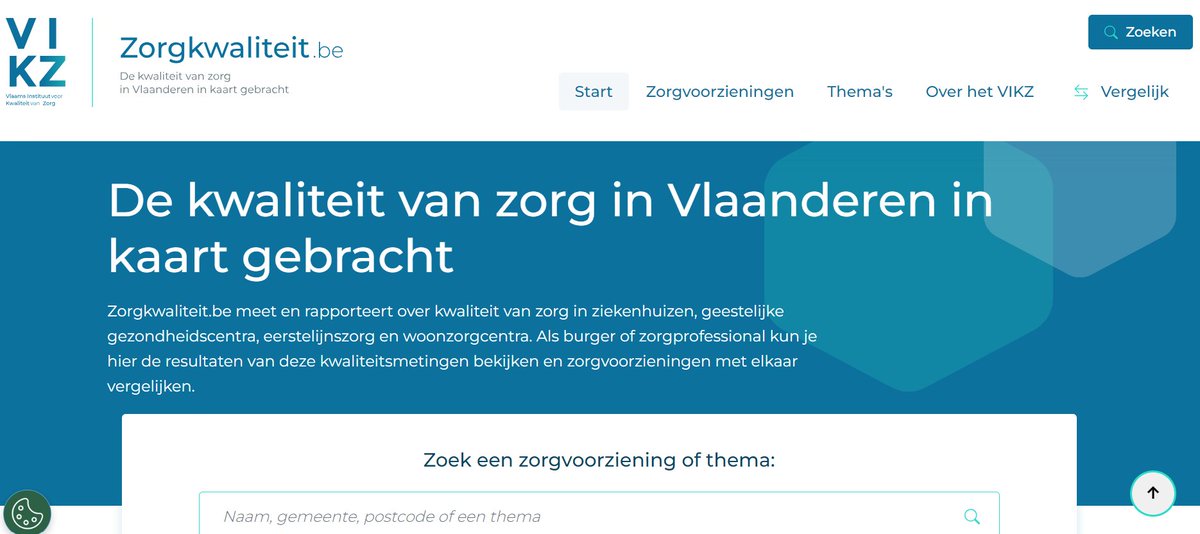 Vandaag lancering nieuwe website @zorgkwaliteit van @vikz. zorgkwaliteit.be Indicatoren over de kwaliteit van zorg. Initiatief van alle Vlaamse ziekenhuizen onder leiding van VIKZ. Transparantie troef! @SvinDeneckere @ZorgKwaliteit @ZorgnetIcuro