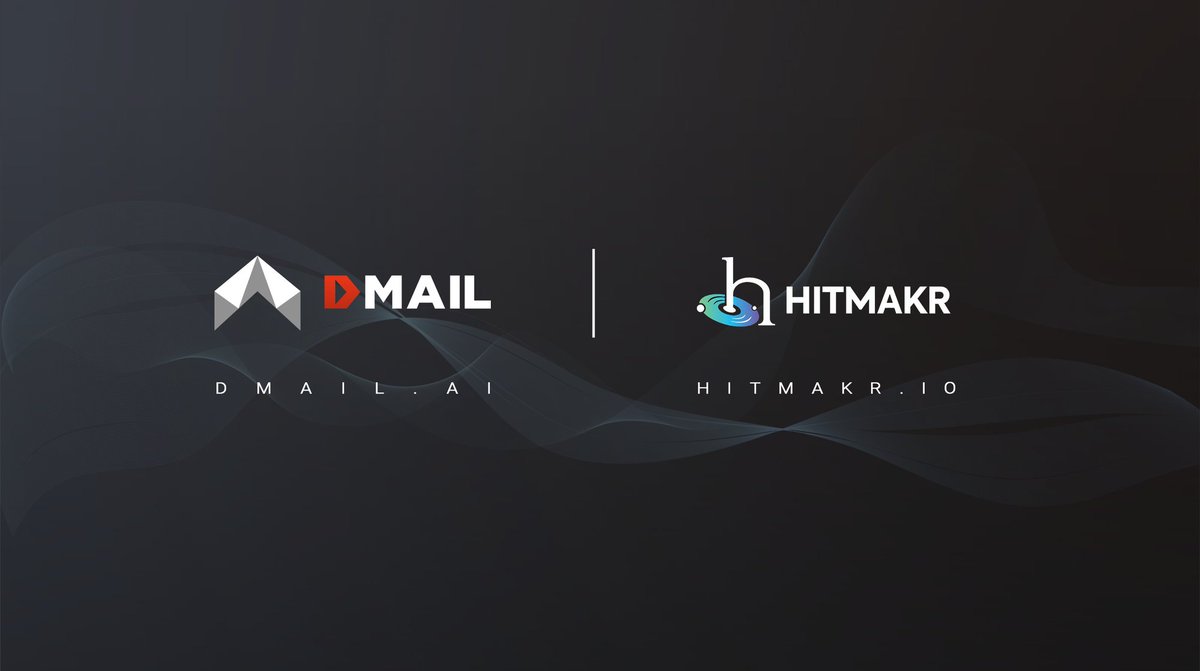Dmail Network partners with Hitmakr, a web3 audio platform empowering musicians. 
Hitmakr joins @Dmailofficial Subscription Hub for direct communication with fans through wallets and DIDs. 

Dmail Network is a leader in blockchain communication with millions of users. Hitmakr…
