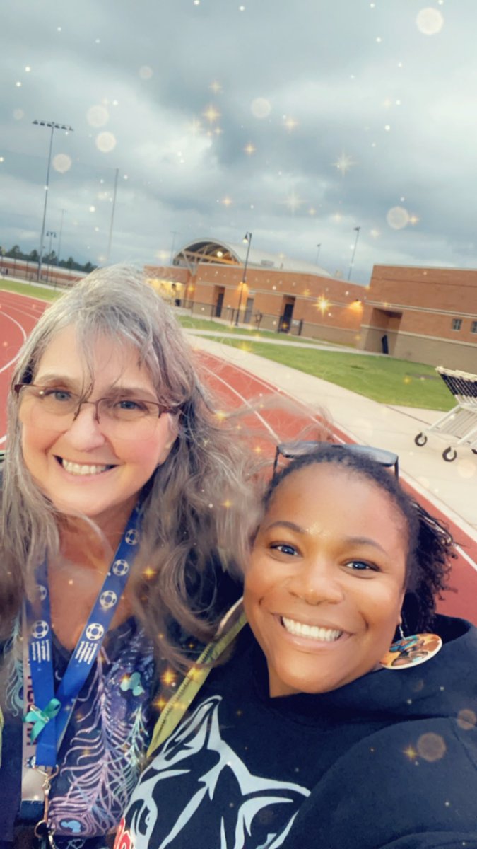 I had some great company while checking out the soccer games this evening. Thanks to Mrs Brandon for coming out to support our kiddos. They asked her to come watch them play and well…here we are. #KMSCougarPride