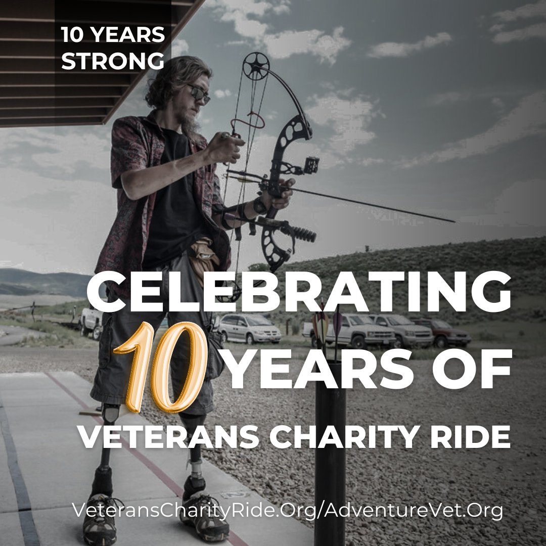 #MilitaryMonday #10YearsStrong

#VeteransCharityRide #AdventureVet #motorcycles #MotorcycleTherapy #IndianMotorcycle #RussBrownMotorcycleAttorneys