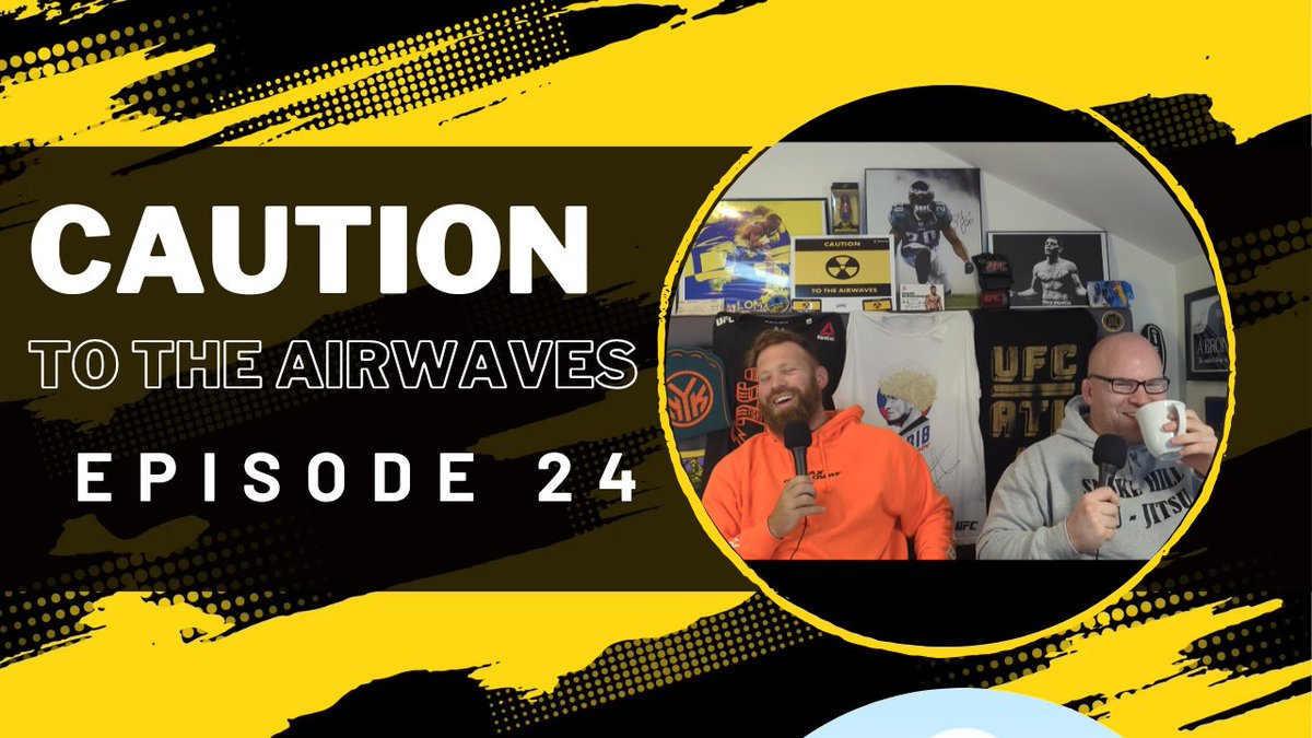 CautionToTheAir's tweet photo. New Episode out now! 
Like &amp; Subscribe! 🙏👊
https://t.co/bXAldnWR4a
•
•
•
#UFC300 #ufc #mma #podcast #jiujitsu https://t.co/mprtv06Prj