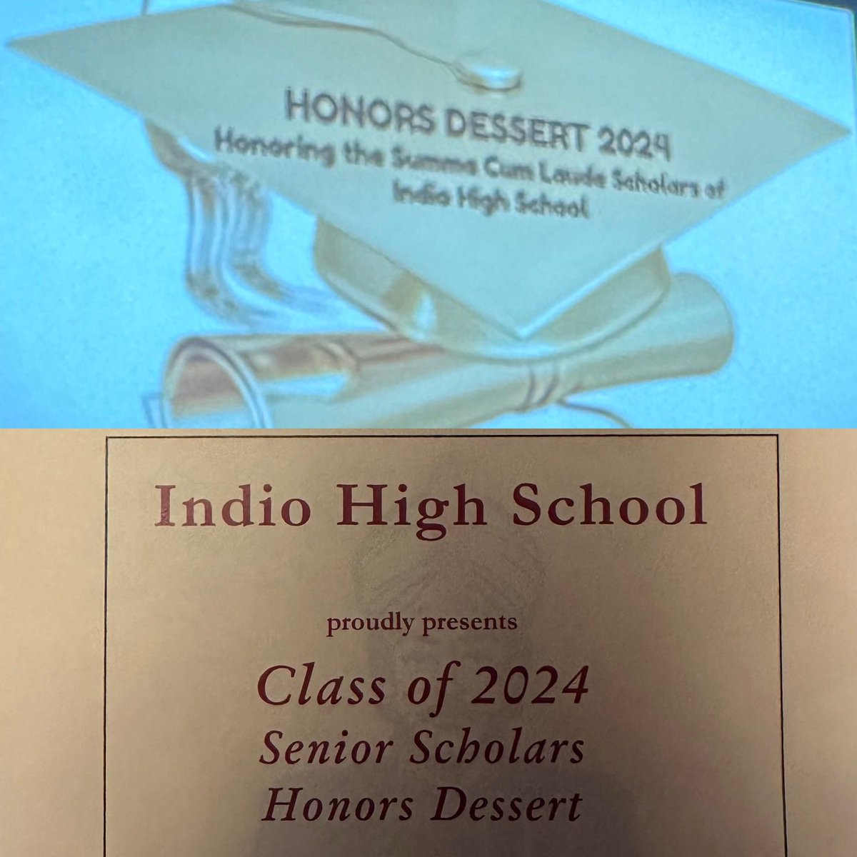 Congratulations to @DesertSandsUSD @IHSRajahs Senior Scholars!!!! It was an honor to celebrate you this evening!