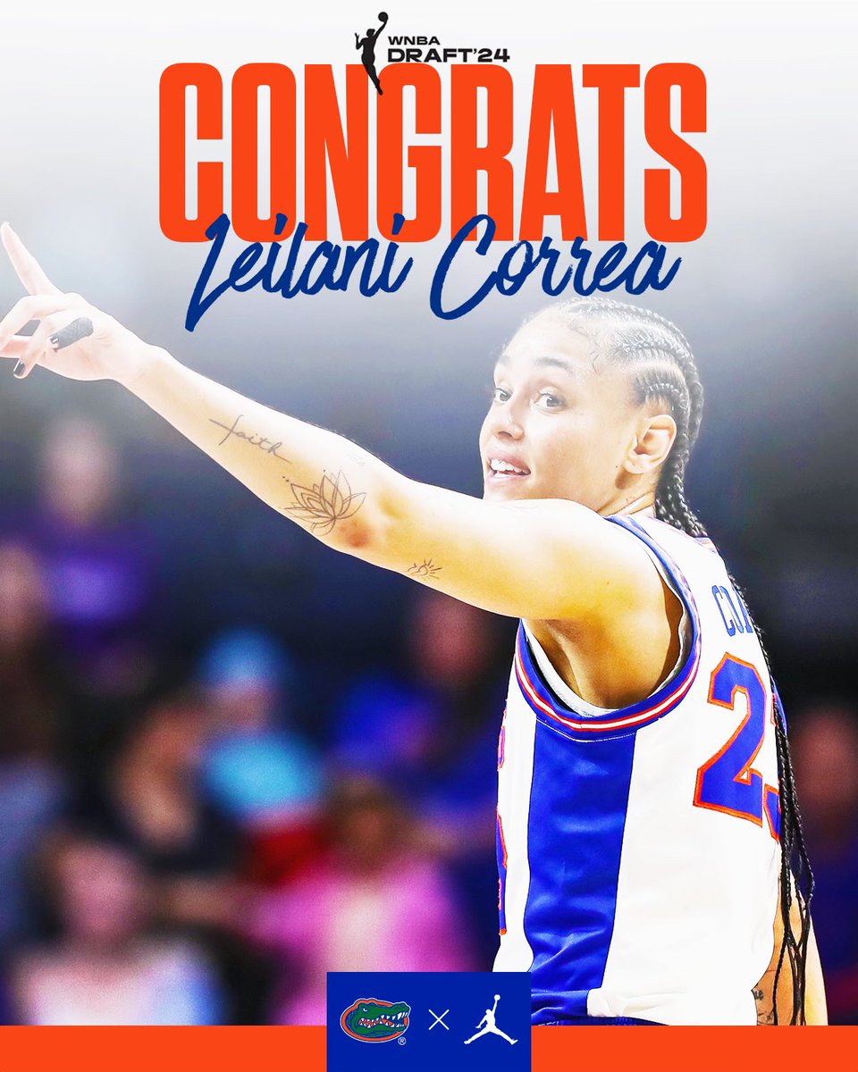 Florida Gators (@floridagators) on Twitter photo to the pros 🚀
Congrats <a href="/leilani_anais/">Leilani Correa</a>! Excited for another Gator in Indy 🐊
#GoGators | <a href="/GatorsWBK/">Gators Women’s Basketball</a> to the pros 🚀
Congrats <a href="/leilani_anais/">Leilani Correa</a>! Excited for another Gator in Indy 🐊
#GoGators | <a href="/GatorsWBK/">Gators Women’s Basketball</a>