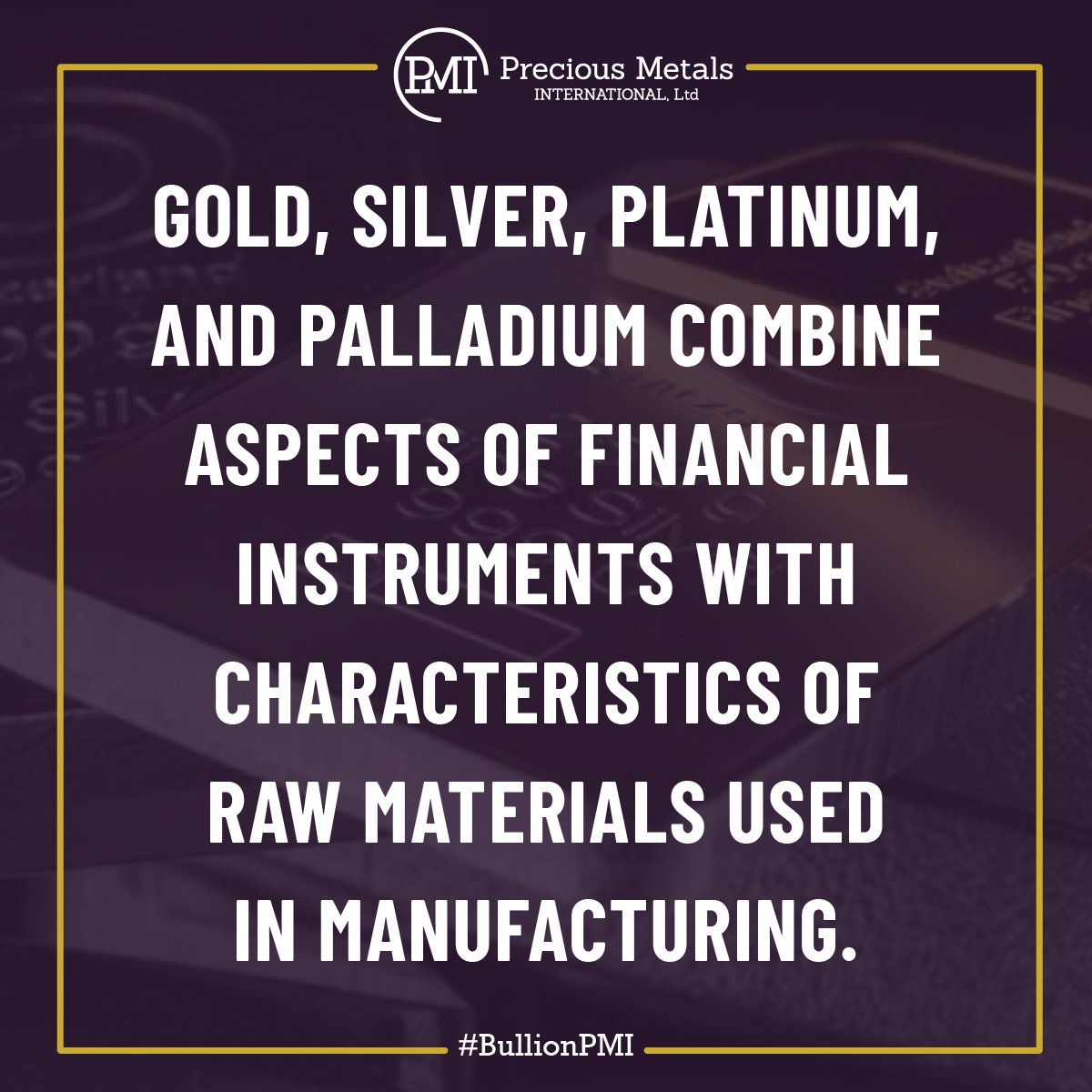 #BullionPMI #Gold #Silver #Platinum #Palladium #PreciousMetals #Bullion #FinancialInstruments #RawMaterial #GoldForIndustry #SilverForIndustry #PlatinumForIndustry #PalladiumForIndustry 🥇🟨🌕🟡🪙⬜️🔘◽️◻️🌑🛻🏭🌎💥♻️👷🏼‍♂️⛏️⚡️