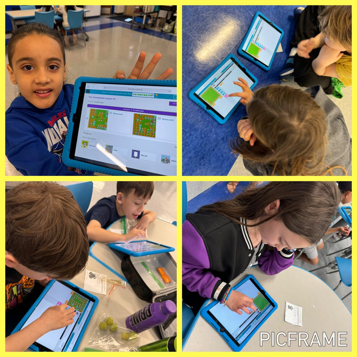 Some more second graders getting hooked on coding @25Lafayette #CodingClub25 #followyourpassion @MissNapolitano @codeorg