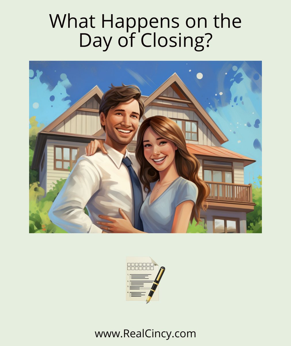 What Happens on the Day of Closing? cincinkyrealestate.com/blog/what-happ… Cincinnati & Northern Kentucky Real Estate