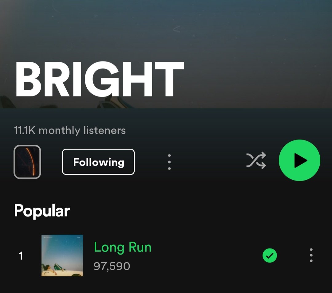 [ SPOTIFY UPDATE ] - 16.04.24 🔹️ 11.04.24 -- 3,396 streams 🔹️ 12.04.24 -- 28,599 streams (+25,203) 🔹️ 13.04.24 -- 53,364 streams (+24,765) 🔹️ 14.04.24 -- 76,328 streams (+22,964) 🔹️ 15.04.24 -- 97,590 streams (+21,262) ฝากทุกคาช่วยกันสตรีมกันต่อนะฮะ 🙏🤍🙇‍♀️ **…